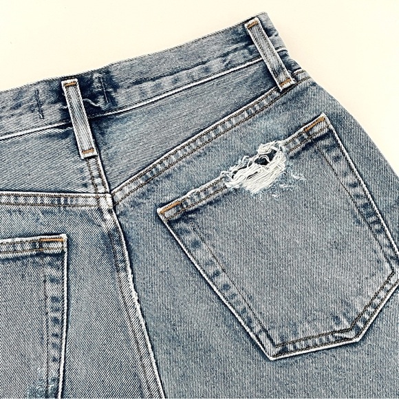 Agolde Riley High Rise Shorts - Picture 9 of 10